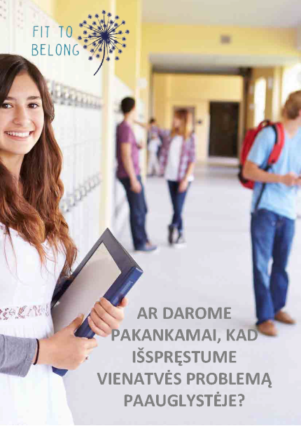 Ar darome pakankamai, kad išsprstume vienatvs problem paauglystje?