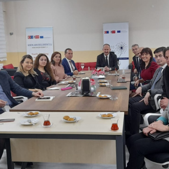The Governor of Yunusemre District of Manisa, Attila Kantay, visited Manisa Social Sciences High School